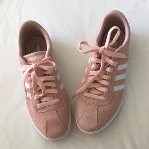 Pink Suede Adidas Neo Shoes